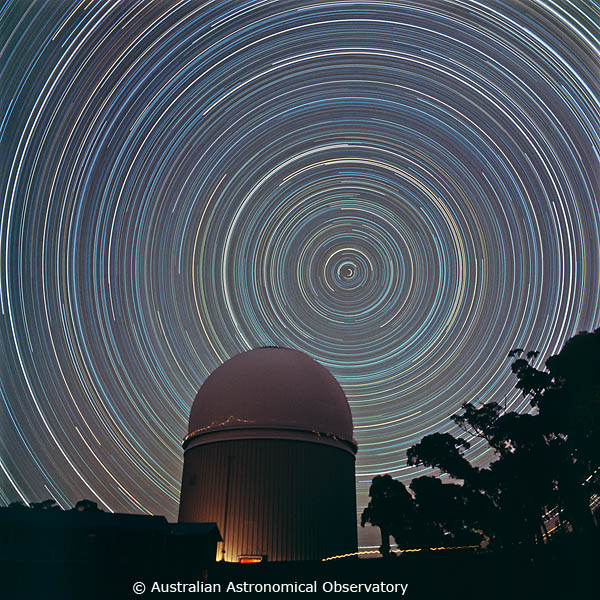 AAT 6. Star trails around the south celestial pole